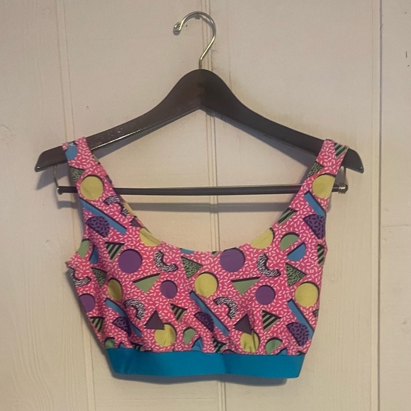 SOLD 80’s Workout Kit/Halloween Costume Women’s (S/M fits up to size 8) 2 pc NWT - Picture 3 of 9